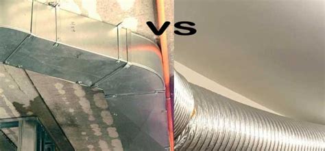 flex duct vs sheet metal duct|flex ductwork pros and cons.